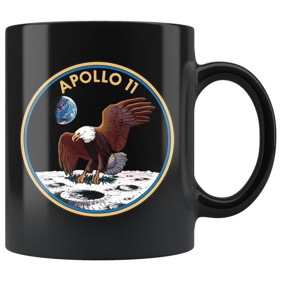 Apollo 11 Mug | Moon Landing NASA Mission Patch coffee cup