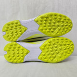 Adidas F50 League Mid Turf Kids Soccer Cleats Solar Yellow / Black / Red JR9029