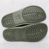 Crocs Bayaband Flip Men's Thong Sandals Flip Flops Green / White 205393-309