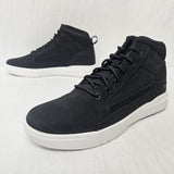 Timberland Allston Mid Lace Sneaker Boot Black Nubuck Leather Men's Shoe 0A69V5-W05