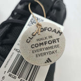 Adidas cloudfoam flex Women's WIDE comfort sneaker BLACK hq4961