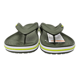 Crocs Bayaband Flip Women's Thong Sandals Flip Flops Green / White 205393-309