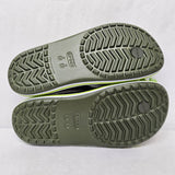 Crocs Bayaband Flip Women's Thong Sandals Flip Flops Green / White 205393-309