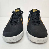 Nike Team Hustle D 10 Big Kids Athletic Shoes Black / Metallic Gold / White