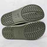 Crocs Bayaband Flip Men's Thong Sandals Flip Flops Green / White 205393-309