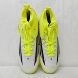 Adidas F50 League Mid Turf Kids Soccer Cleats Solar Yellow / Black / Red JR9029