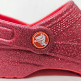 Crocs Classic Glitter Clog Red Women's 205942-6ZR