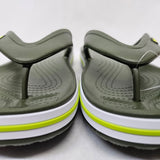 Crocs Bayaband Flip Women's Thong Sandals Flip Flops Green / White 205393-309