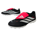Adidas Predator League FT TF Men's Firm Ground Turf Soccer Cleats Black / White / Red JR5029