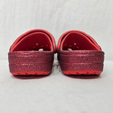 Crocs Classic Glitter Clog Red Women's 205942-6ZR
