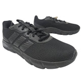 Adidas cloudfoam flex Women's WIDE comfort sneaker BLACK hq4961