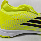 Adidas F50 League Mid Turf Kids Soccer Cleats Solar Yellow / Black / Red JR9029