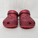 Crocs Classic Glitter Clog Red Women's 205942-6ZR