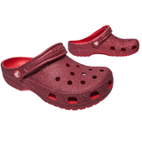 Crocs Classic Glitter Clog Red Women's 205942-6ZR