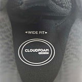 Adidas cloudfoam flex Women's WIDE comfort sneaker BLACK hq4961