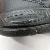 Adidas cloudfoam flex Women's WIDE comfort sneaker BLACK hq4961