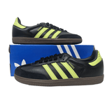 Adidas Samba OG Women's Sneakers Core Black / Pulse Lime / Gum Shoes JS1387