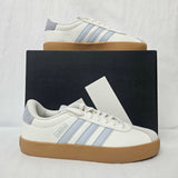 Adidas VL Court 3.0 Women's Fashion Sneaker Core White / Halo Blue / Gum