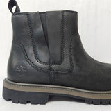 Timberland Women's Premium Mid Chelsea Boot Black Full Grain Leather TB0A43TXW02