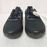 Adidas cloudfoam flex Women's WIDE comfort sneaker BLACK hq4961