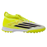 Adidas F50 League Mid Turf Kids Soccer Cleats Solar Yellow / Black / Red JR9029