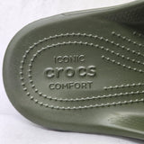 Crocs Bayaband Flip Men's Thong Sandals Flip Flops Green / White 205393-309