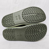 Crocs Bayaband Flip Men's Thong Sandals Flip Flops Green / White 205393-309