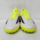 Adidas F50 League Mid Turf Kids Soccer Cleats Solar Yellow / Black / Red JR9029