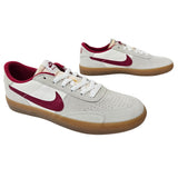 Nike SB Heritage Vulc Men's Skate Shoes Summit White / Cardinal Red CD5010-100