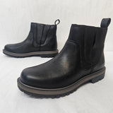 Timberland Women's Premium Mid Chelsea Boot Black Full Grain Leather TB0A43TXW02