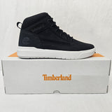 Timberland Allston Mid Lace Sneaker Boot Black Nubuck Leather Men's Shoe 0A69V5-W05