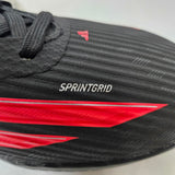 Adidas F50 League Turf Shoe Men's Soccer Cleats Black / Lucid Red