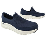 Skechers Arch Comfort Flex Men's Slip On Shoes Navy / White 66751S