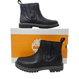 Timberland Women's Premium Mid Chelsea Boot Black Full Grain Leather TB0A43TXW02