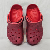 Crocs Classic Glitter Clog Red Women's 205942-6ZR