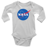 NASA "Meatball" Logo Long Sleeve Baby Bodysuit