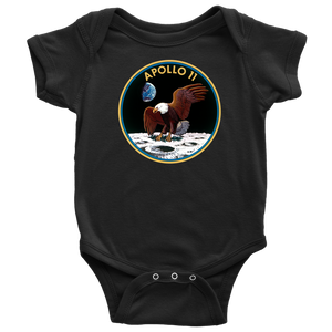 Apollo 11 Baby Bodysuit | NASA moon mission patch