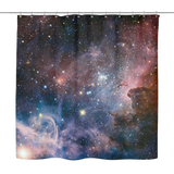 Outer Space Shower Curtains | Galaxy Nebula Astronaut Planet