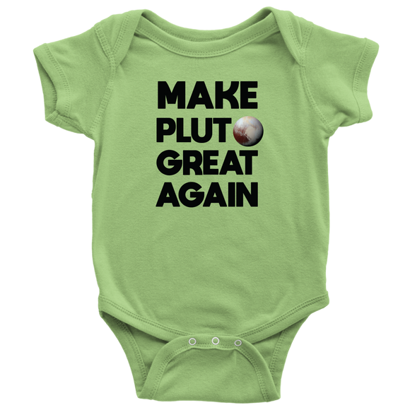 Make Pluto Great Again Baby Bodysuit