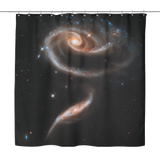 Outer Space Shower Curtains | Galaxy Nebula Astronaut Planet