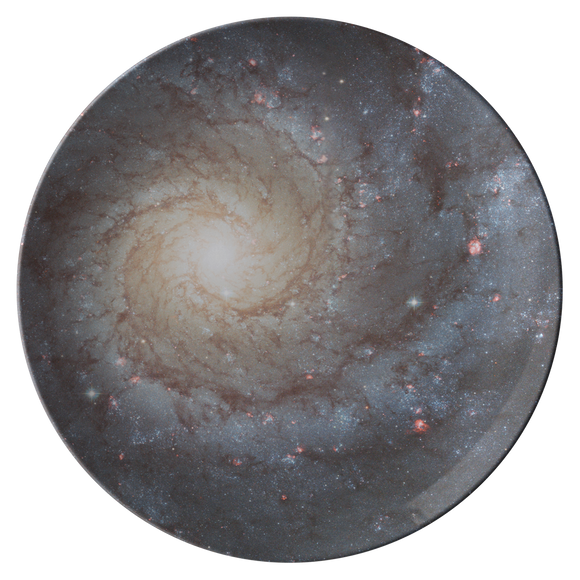 Spiral Galaxy M70 Dinner Plate