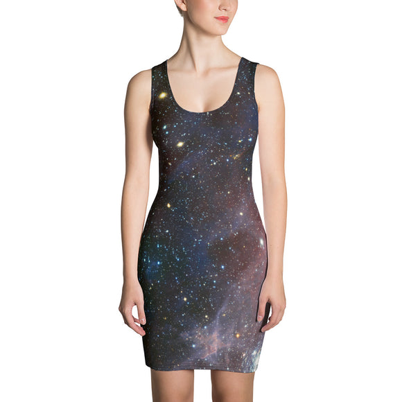 Outer Space Astronomy Fitted Dress