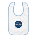 NASA "Meatball" Logo Embroidered Baby Bib