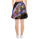 Veil Nebula Flowy Skater Skirt