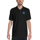 Men's NASA "Meatball" Logo Embroidered Polo Shirt