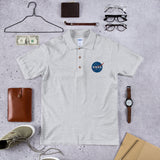 Men's NASA "Meatball" Logo Embroidered Polo Shirt