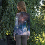 Carina Nebula Women's Athletic Long Sleeve Shirt Rash Guard