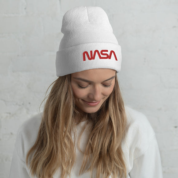 NASA Retro Cuffed Beanie