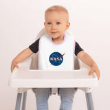 NASA "Meatball" Logo Embroidered Baby Bib