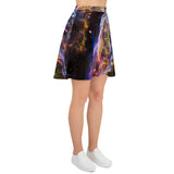 Veil Nebula Flowy Skater Skirt